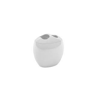 Porta Escova De Dente Coza Spoom 10,6 x 8,5 x 10,6 cm Branco