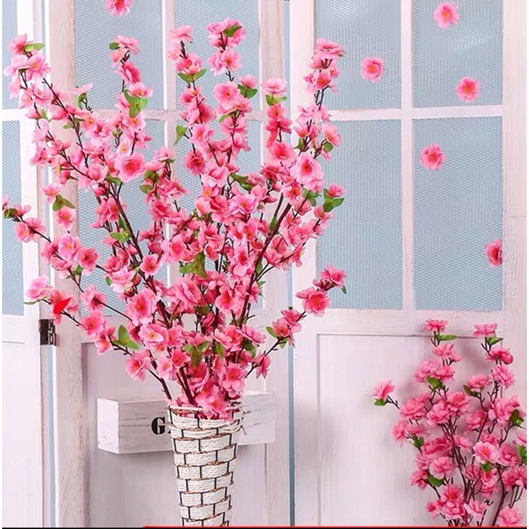 63cm Flores De Flor De Cerejeira Alta Arranjo De Artificiais Para Decoração De Casamento Cúpula