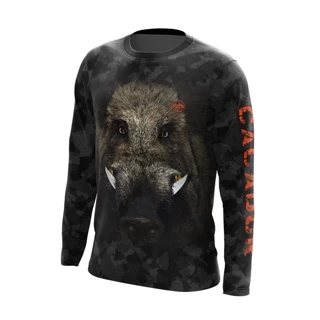 Camisa Camiseta Caça e Pesca Pqs Caçador Hunter Military Camuflado Javali Ref 05 Uv50+