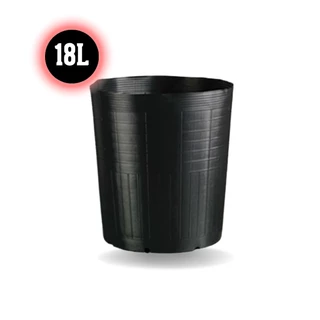 Vaso Nutriplan Redondo Preto 18L