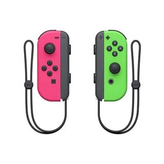 Controle Nintendo Switch Joy-Con - Rosa e Verde Neon