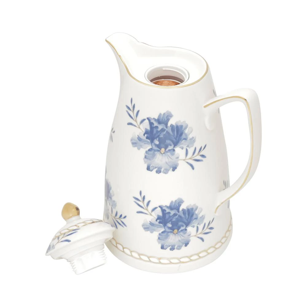 Garrafa Térmica Wolff Floral de Porcelana Branco