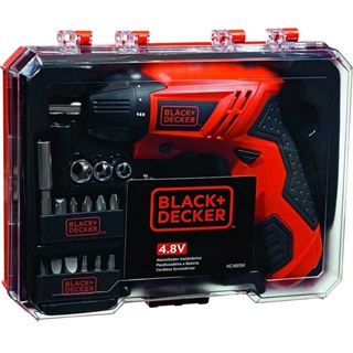 Parafusadeira 4,8V Maleta 16 Acessórios KC4815K - Black+Decker