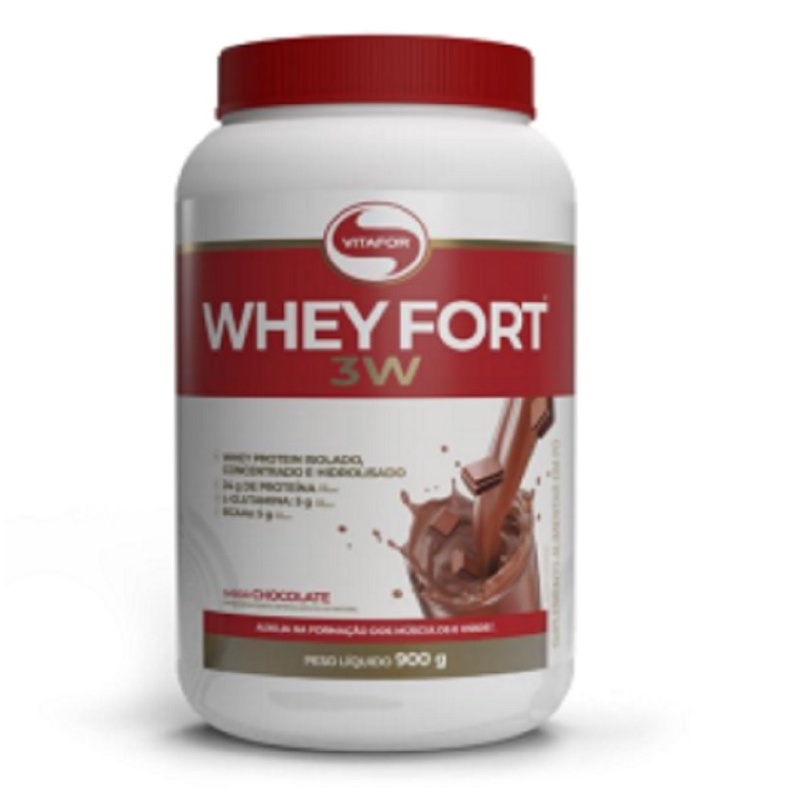Whey Fort 3W 900g Chocolate – Vitafor