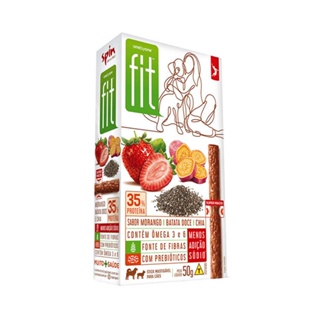 Stick Para Cães Fit Spin Pet Sabor Morango, Batata Doce e Chia - 50g