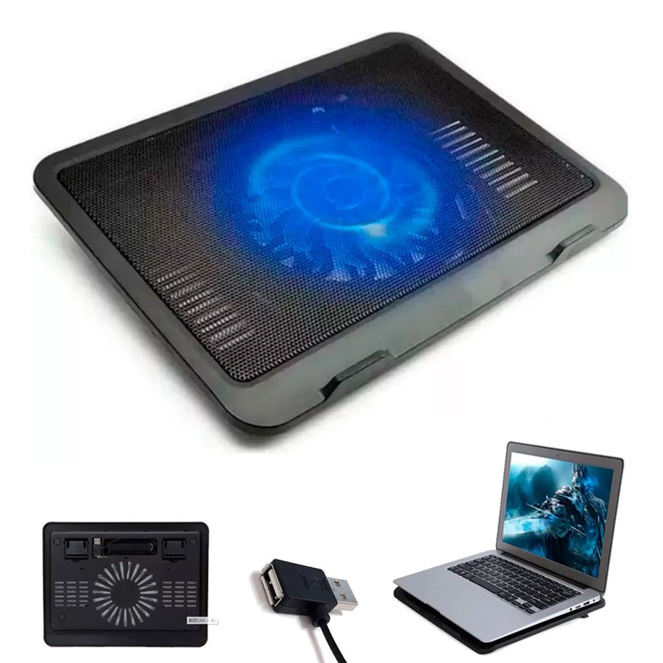 Base Suporte Notebook Gamer Apoio Refrigerada Cooler USB | Shopee Brasil