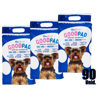 Tapete Higiênico P/cães Tapetinho Descartável Good Pad 60x60 Petlike - 90 Unid
