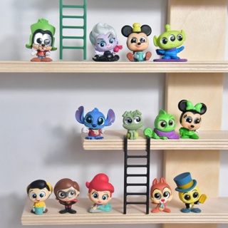 Disney Doorbales Ursula De Três Olhos De Vidro Mickey Boneco De Desenho Animado Fofo Ornamento