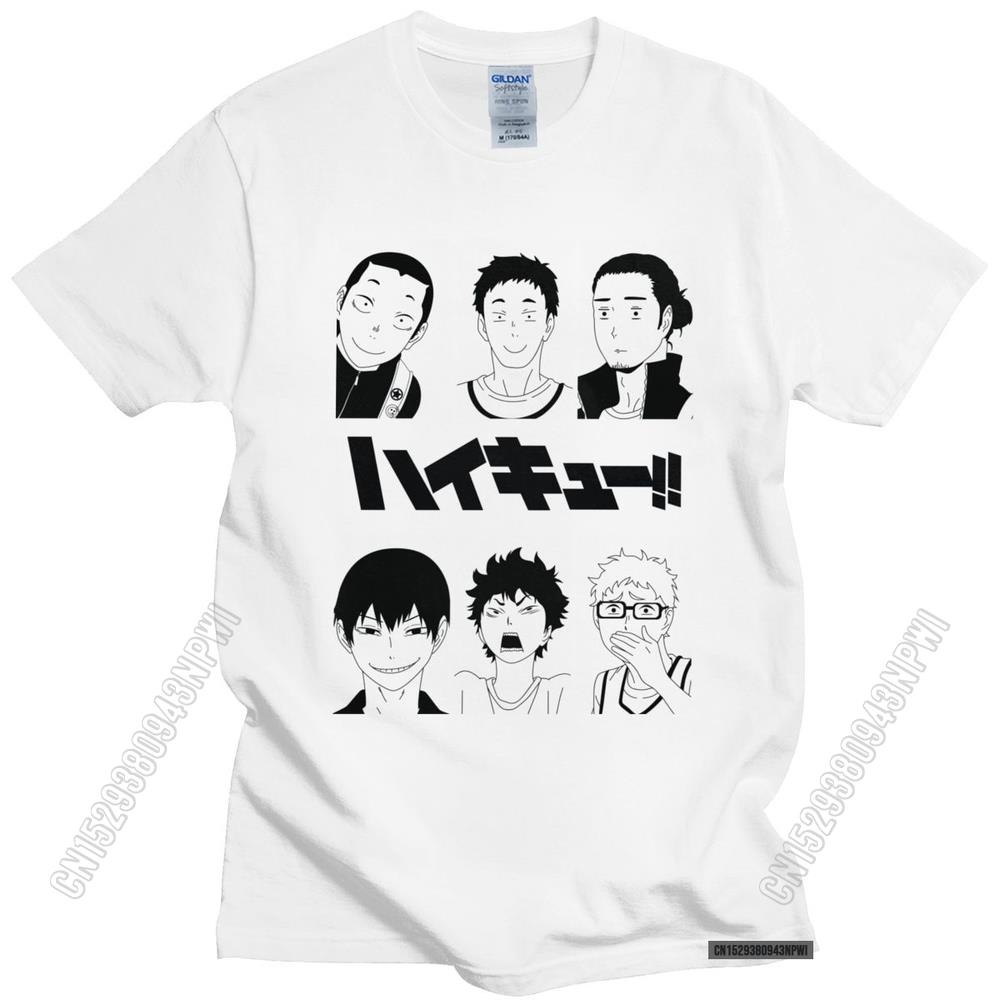 Camiseta Anime Haikyuu Volei T-Shirt Anime Vôlei - Preto