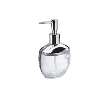 Porta Sabonete Líquido e Álcool Gel Spoom Coza Classic 10,6 x 8,5 x 17,2 cm 300 ml Cristal
