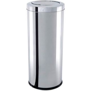 Lixeira Com Tampa Basculante Brinox Decorline 28,17 Litros Aço Inox