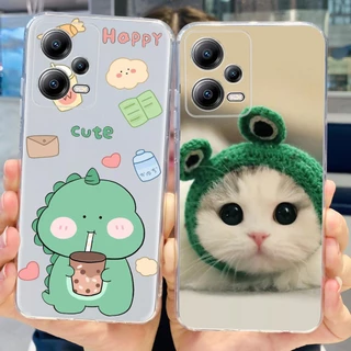 Xiaomi Poco X5 2023 Capa De Celular Padrão De Gato Fofo PocoX5 Pro X 5 5Pro 5G Flexível Em TPU De Silicone