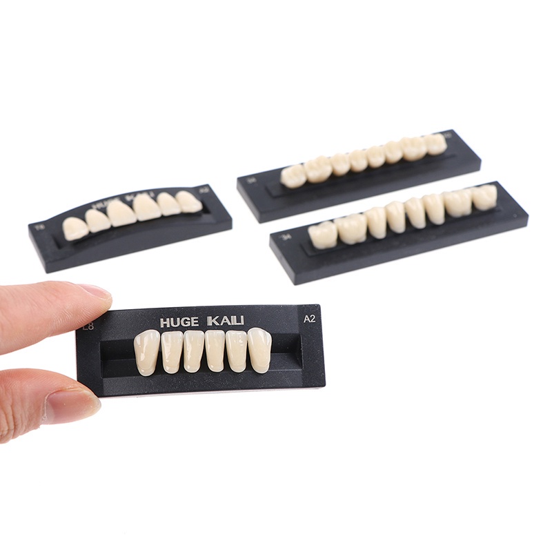 Dentadura De Resina Acrílica Dental, Dientes Falsos A2 T6, Resina De Políero Sintético, Dientes - Foto 5