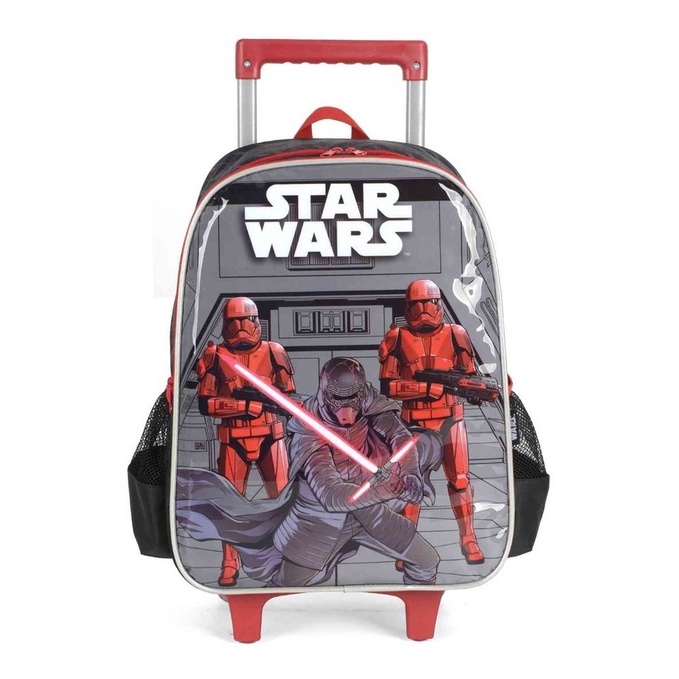 Mochila Rodinha Infantil Menino Escolar Star Wars Luxcel | Shopee Brasil