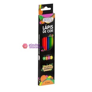 Lápis de Cor 12 Cores Neon e Pastel | Metálicas Super Soft - Faber Castell