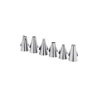 Conjunto De Bicos Para Confeitar Brinox Glacê 4,7 cm 6 Peças