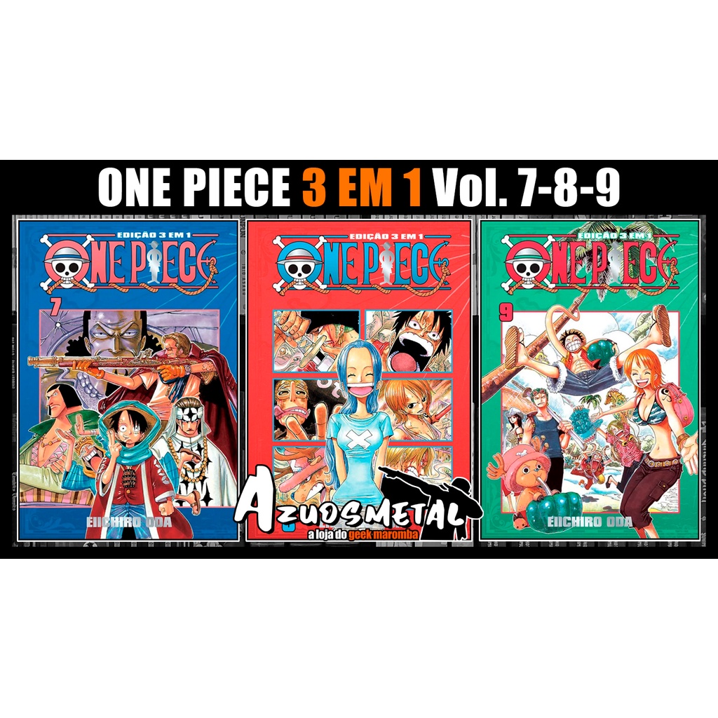 Kit One Piece (3 em 1) - Vol. 7-8-9 [Mangá: Panini]