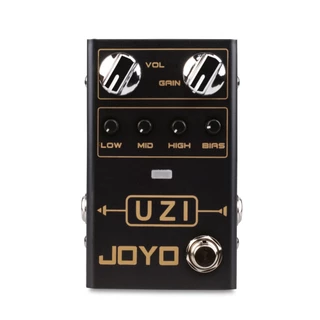 JOYO R-03 UZI Distorção Pedal Efeitos Da Guitarra Para Música Metálica Pesada Com Maçaneta BIAS Verdadeiro Bypass Acessórios Baixo