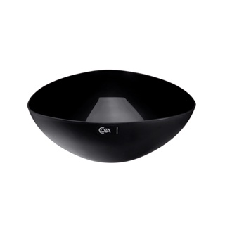 Saladeira Triangular Coza Essential 31,2 x 31,2 x 11,5 cm 5 Litros Preto