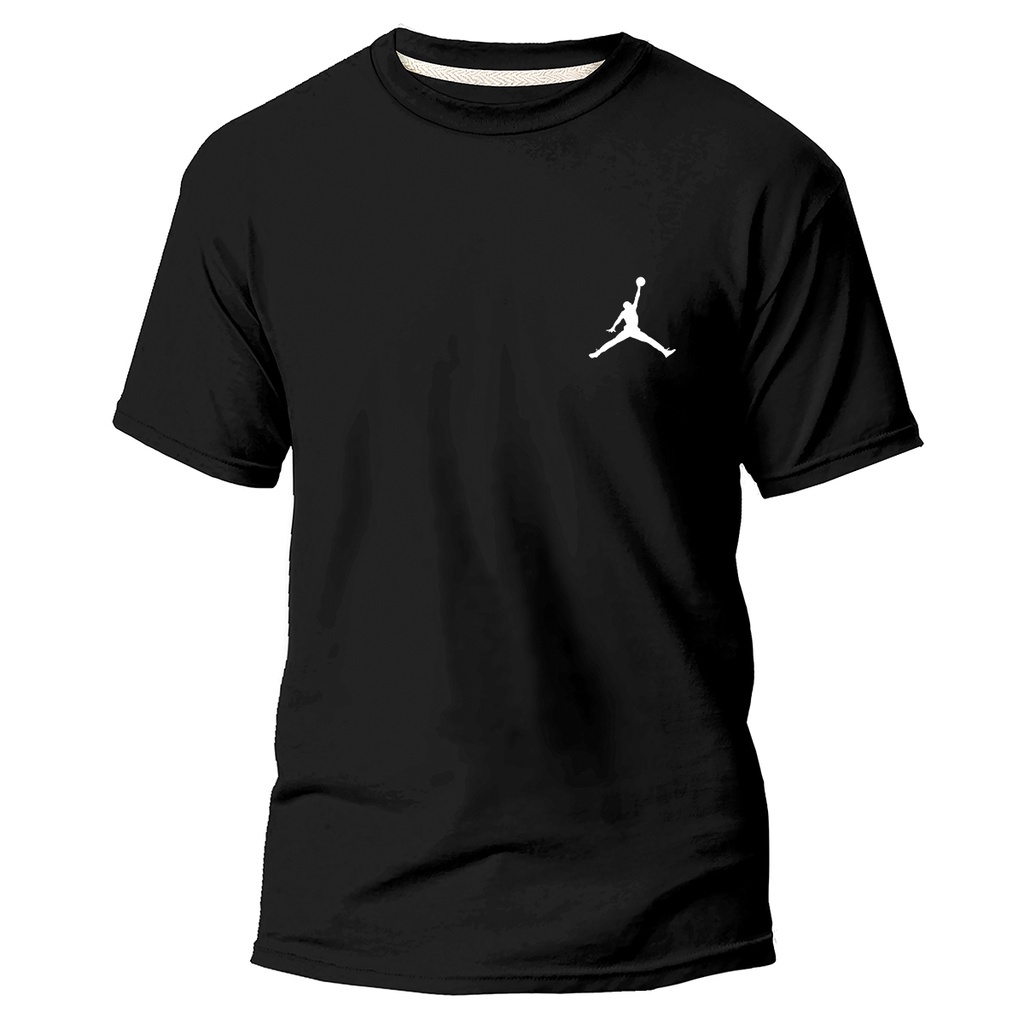 Camiseta Camisa Masculina Estampa Basquete Algodão Gola Redonda