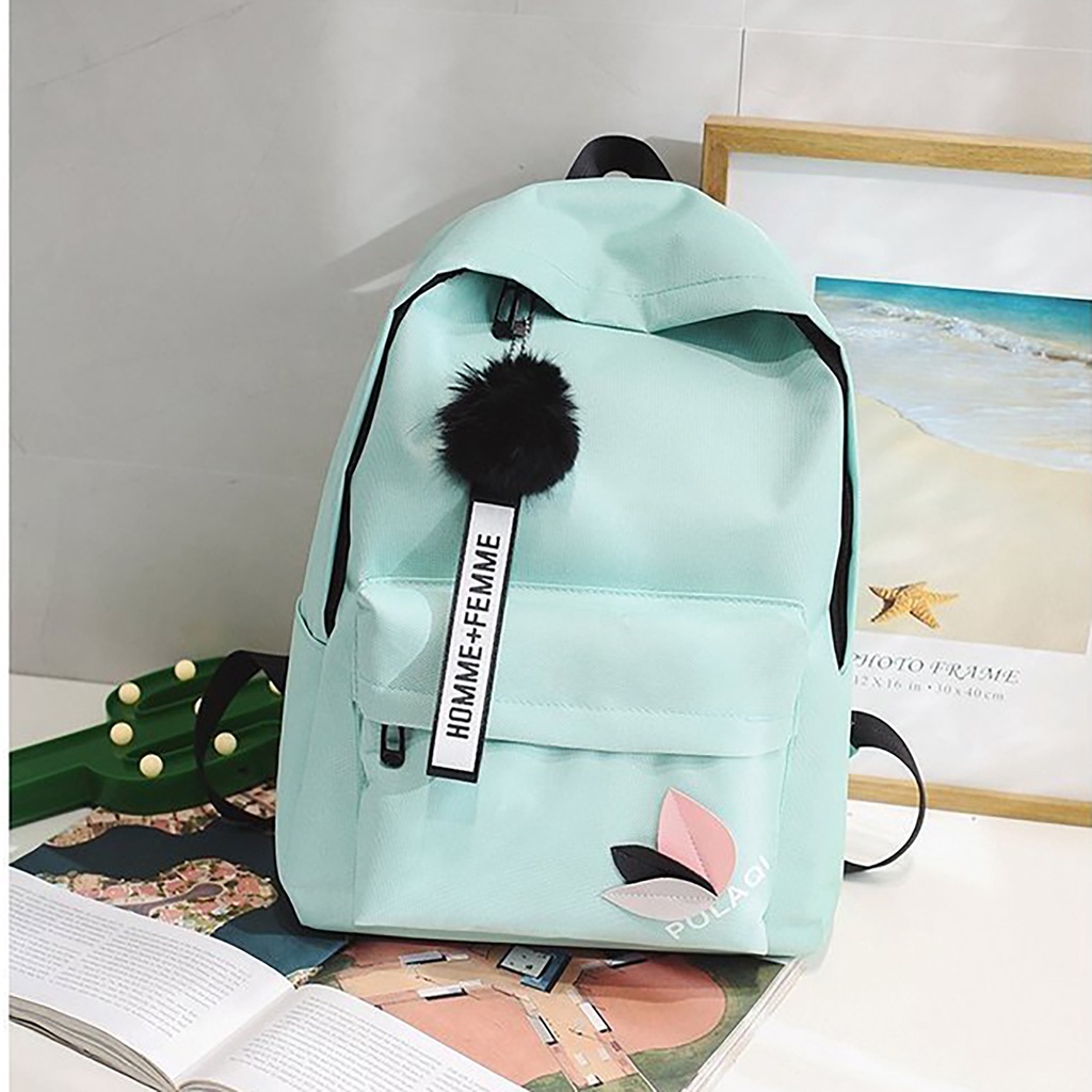Bolsa De Lona Escola Nova Moda Universitária Mochila Para Laptop De Viagem