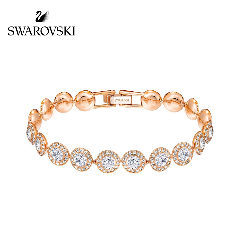 Pulseira Swarovski ANGELIC Elegante Delicada Selvagem Presente De Namorada Shopee Brasil