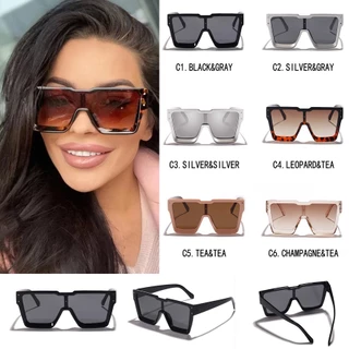 2023 Fashion Retro Sunglaases Mulher Luxo Moldura Quadrada Óculos De Sol Sun Shade Lente De Vidro Anti-Radiação