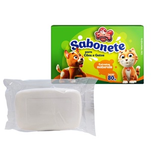 Sabonete para cachorro e Gato Catdog Extratos Naturais 80Gr