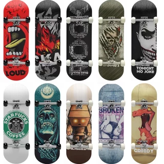 Fingerboard Profissional De Madeira Full Set 5 Camadas Deck De Bordo