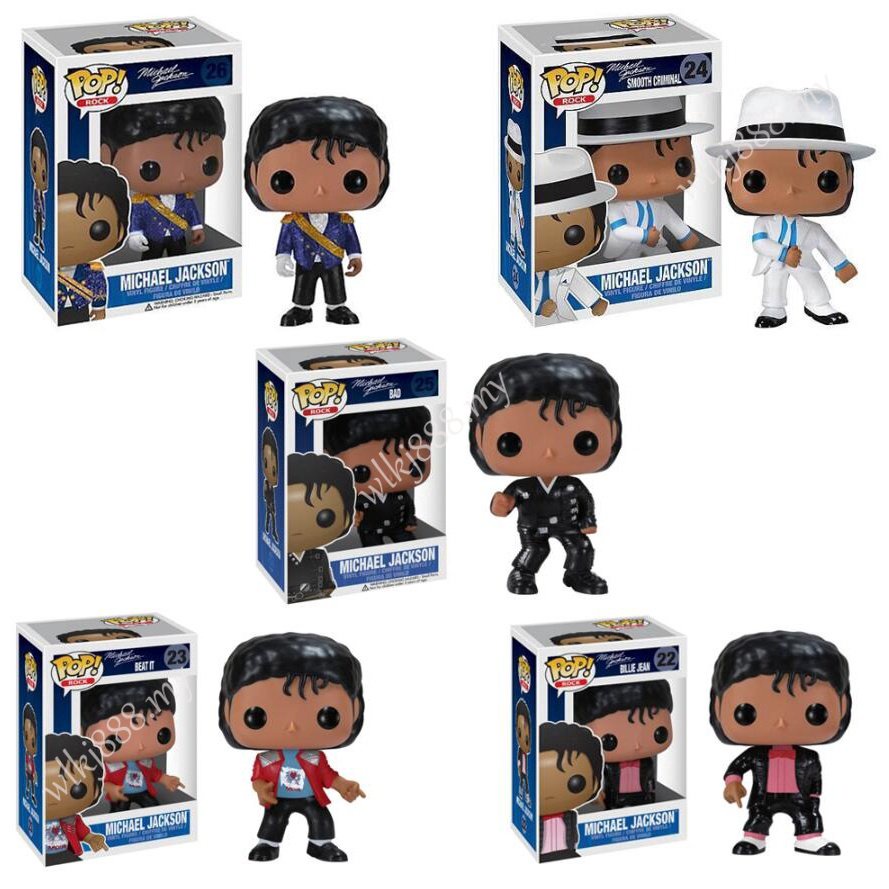 Funko Pop Michael Joseph Jackson Musician 22 23 Ação Figura Modelo De Bonecos