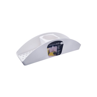 Organizador de Pia Coza Basic 32,2 x 8,6 x 9,1 cm Branco