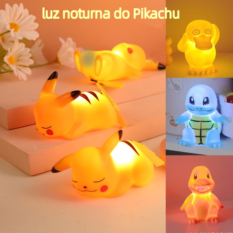 Pokémon Pikachu Luz noturna Brinquedos luminosos - Escorrega o Preço