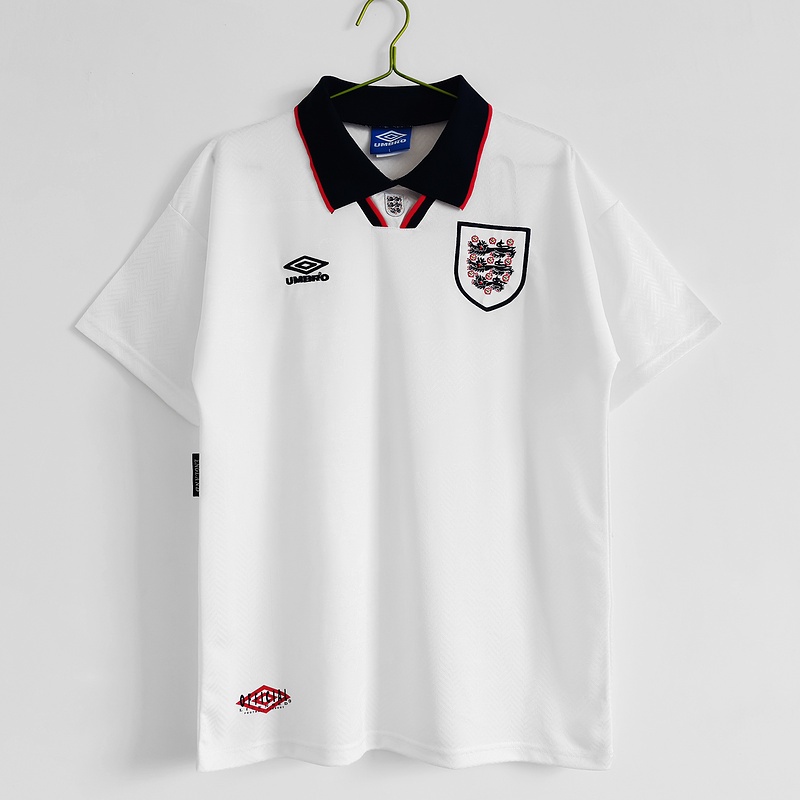 Camisa De Futebol Retro 1994/95 Inglaterra Doméstica