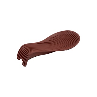 Suporte Para Colher Brinox Glacê  22,5 x 10,5 x 4,5 cm Chocolate