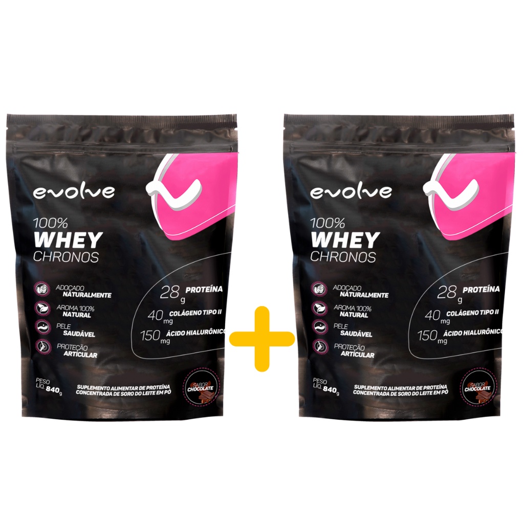 Kit Whey Concentrado Chronos G Evolve Shopee Brasil