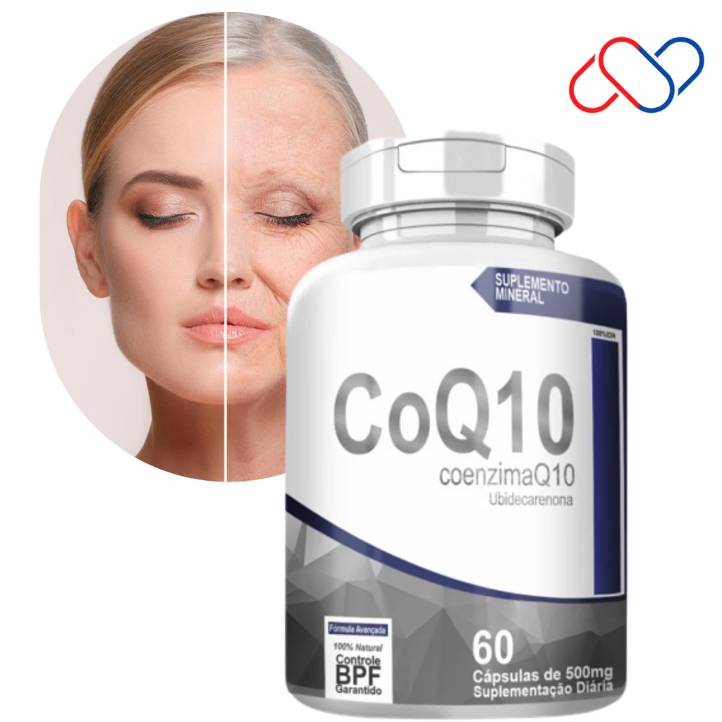 Coenzima Q10 500mg 60 Cápsulas Shopee Brasil