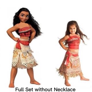 Fantasia feminina moana para feriados, fantasia cosplay para