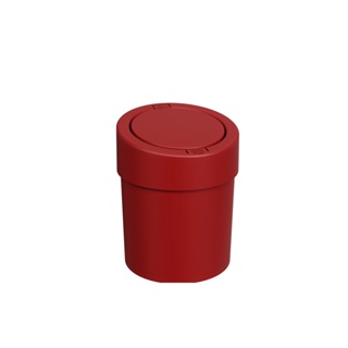 Lixeira Com Tampa Click Coza Press 5 Litros Vermelho Bold