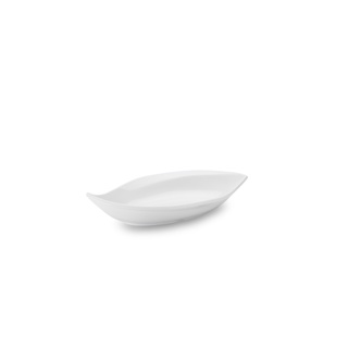 Travessa Funda Folha Haus Concept 25,5 x 14 x 5 cm 350 ml Branco