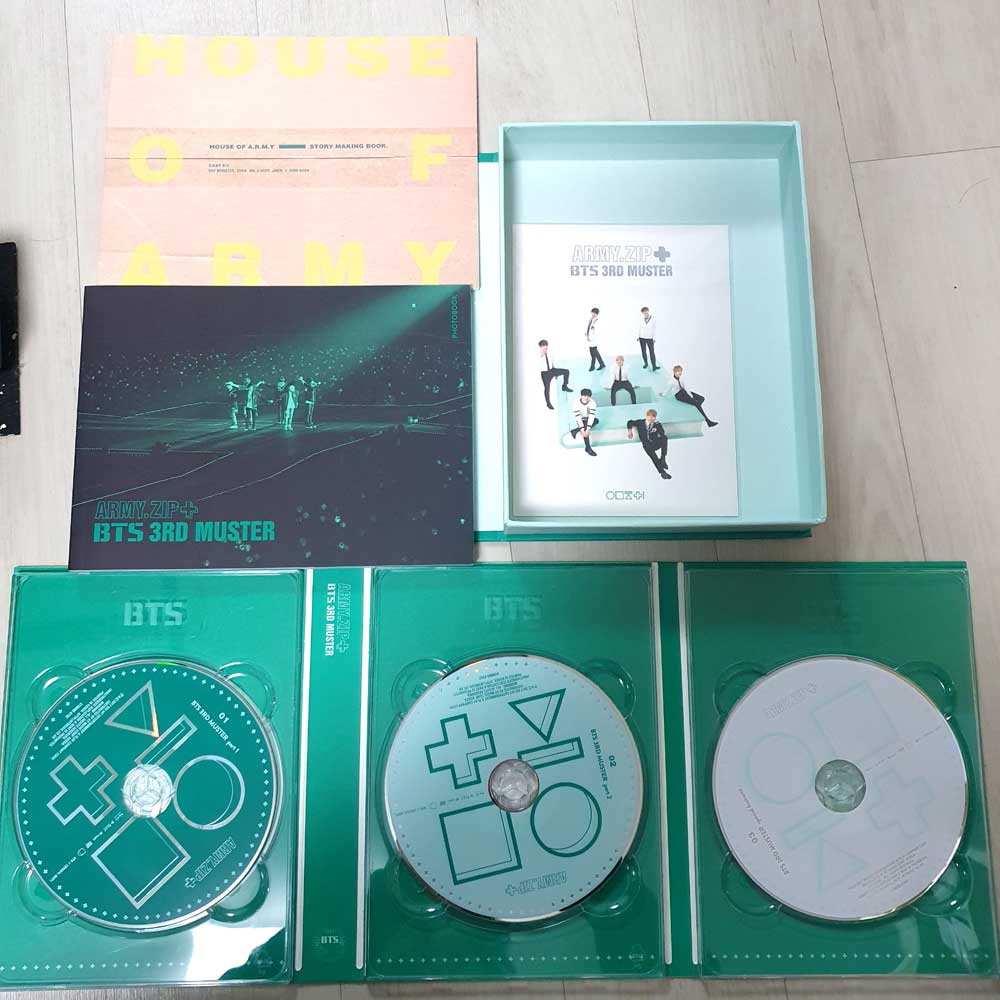 BTS 3rd Muster DVD shops