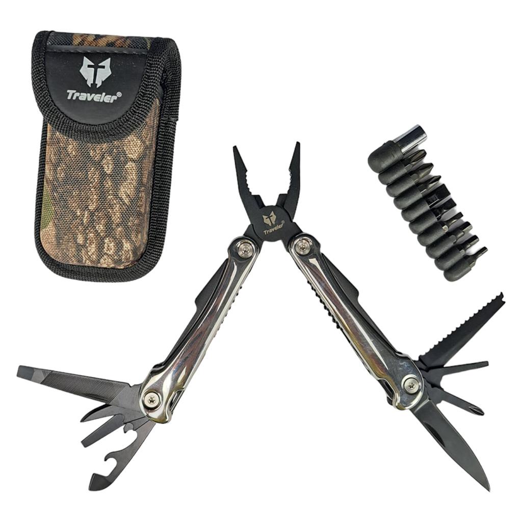 Alicate Multiferramentas Inox Canivete Suico Rambo Bainha