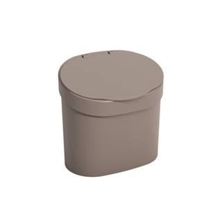 Lixeira Com Tampa Coza Basic 4 Litros Warm Gray