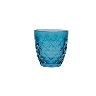 Copo De Vidro Bico De Jaca Haus Concept Empire 250 ml Azul Transparente