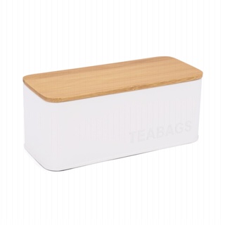Porta Chá Haus Concept Canister 20,1 x 8,6 x 8,7 cm Branco
