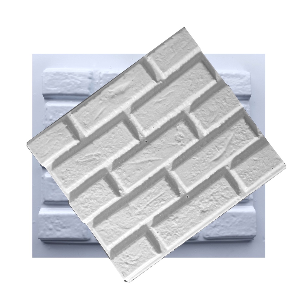 Kit 2 Formas p/ placas de gesso e cimento 3d Tijolo aparente | Shopee ...