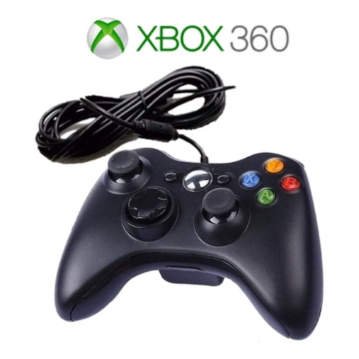 Controle Video Game Xbox 360 Pc Com Fio Joystick Manete X360