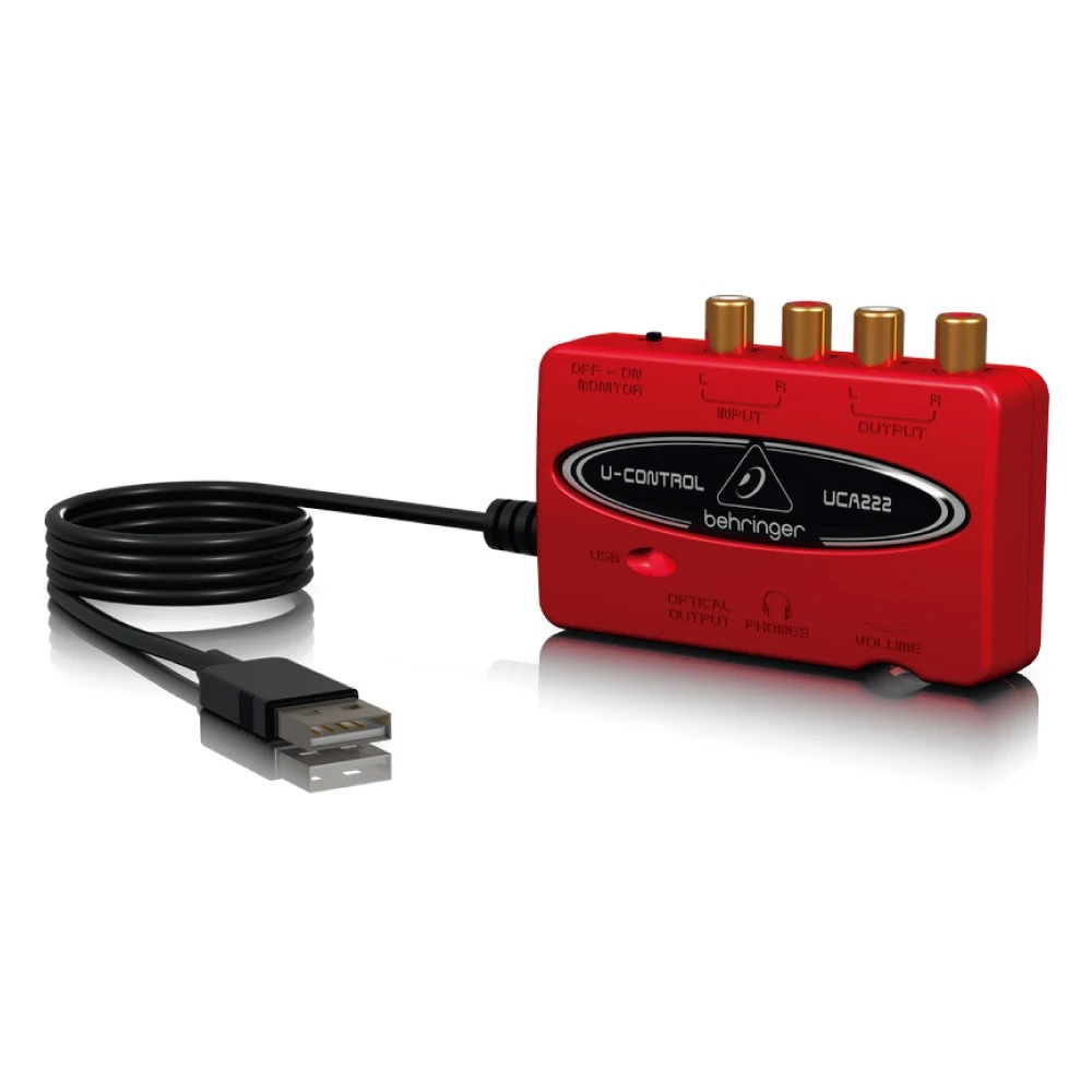 Interface de Áudio Behringer UCA222 USB Shopee Brasil