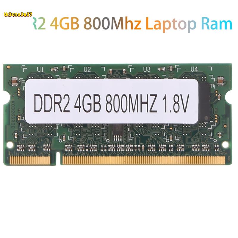 DDR2 4GB 800Mhz Laptop Ram PC2 6400 2RX8 200 Pinos SODIMM Para Memória Notebook Intel AMD