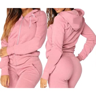 Blusa de Frio Feminina em Moletom Flanelado com Capuz e Zíper - Conforto e Estilo para o Inverno
