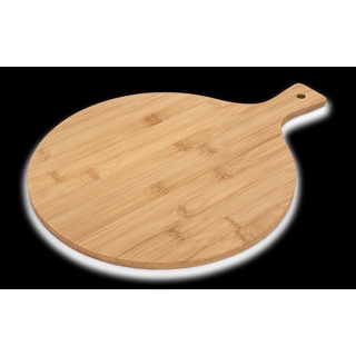 Tábua de Corte Redonda Bambu Haus Concept 40cm Natural